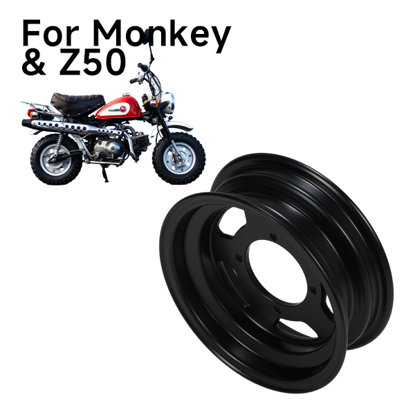 BS3940 -  Black 8inch Tubeless Rim 2.75" 5 Holes for Monkey/Gorilla