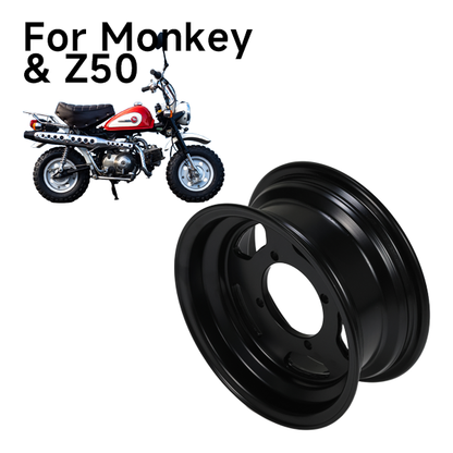 BS3941 - Black 8inch Tubeless Rim 3.50" 5 Holes for Monkey/Gorilla