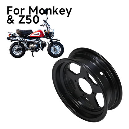 BS3943 - Black 10inch Tubeless Rim 3.00" 5 Holes for Monkey/Gorilla