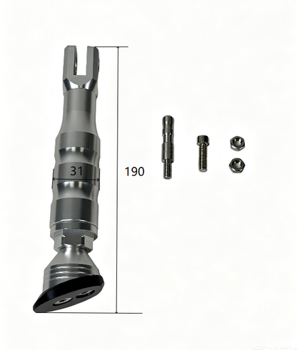 BS3946 - HONDA MONKEY 125 AND ST 125 AFTER MARKET CNC  ADJUSTABLE IN BLACK COLOUR