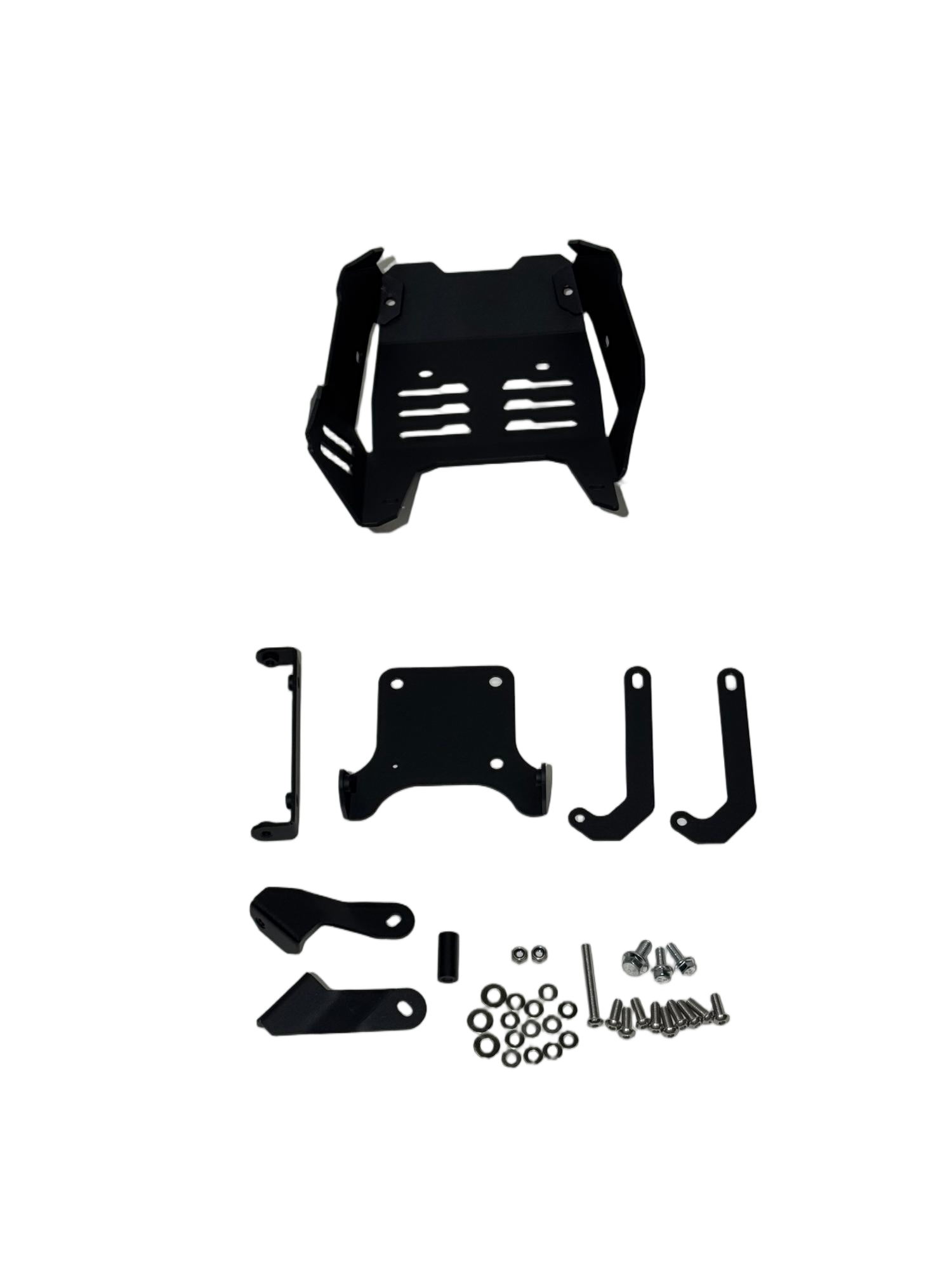 BS3973 - HONDA MONKEY Z125 AND DAX ST 125 AFTER MARKET ENGINE SKID PLATE IN BLACK