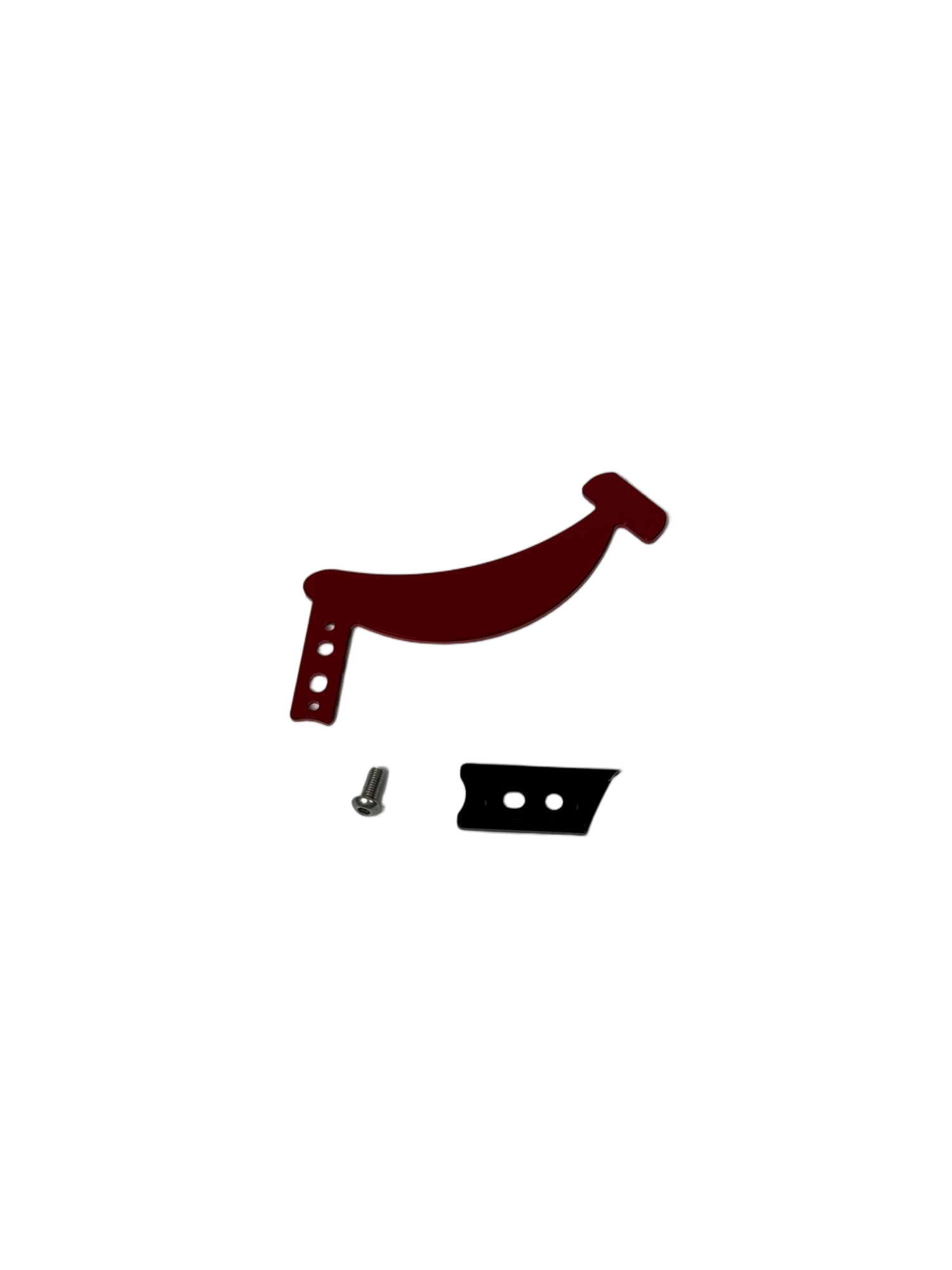 BS3983 - HONDA MONKEY Z125 AFTER MARKET FRONT BRAKE LINE CLAMP IN RED