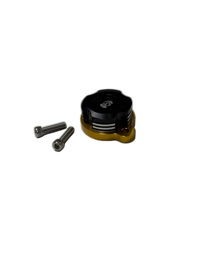 BS3998- HONDA MONKEY Z125 AND DAX ST 125 AFTER MARKET ENGINE OIL FILTER COVER IN GOLD