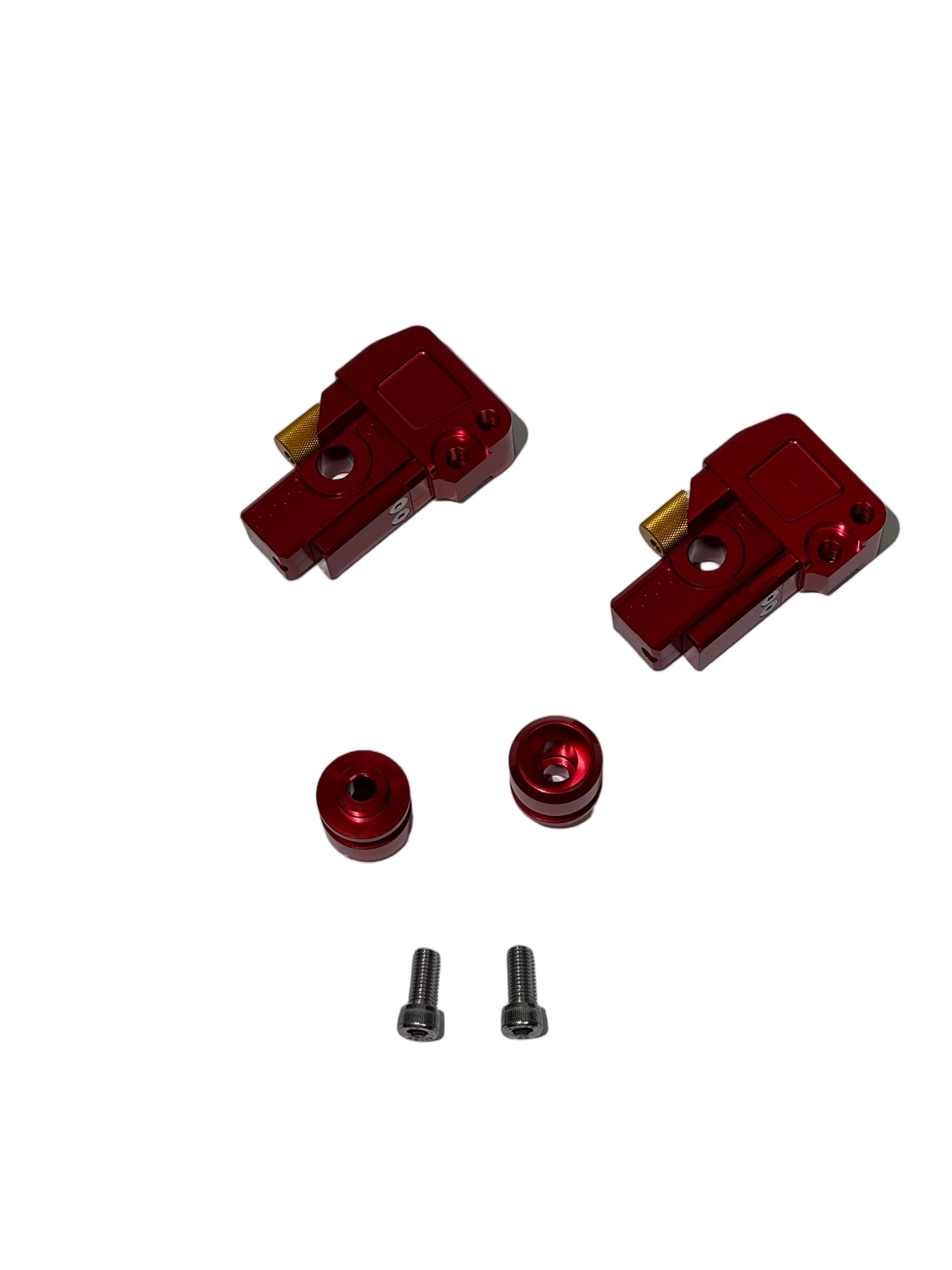BS4016 - HONDA DAX ST 125 AFTER MARKET CNC SWING ARM ADJUSTER IN RED