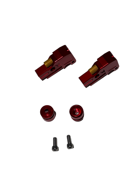 BS4016 - HONDA DAX ST 125 AFTER MARKET CNC SWING ARM ADJUSTER IN RED