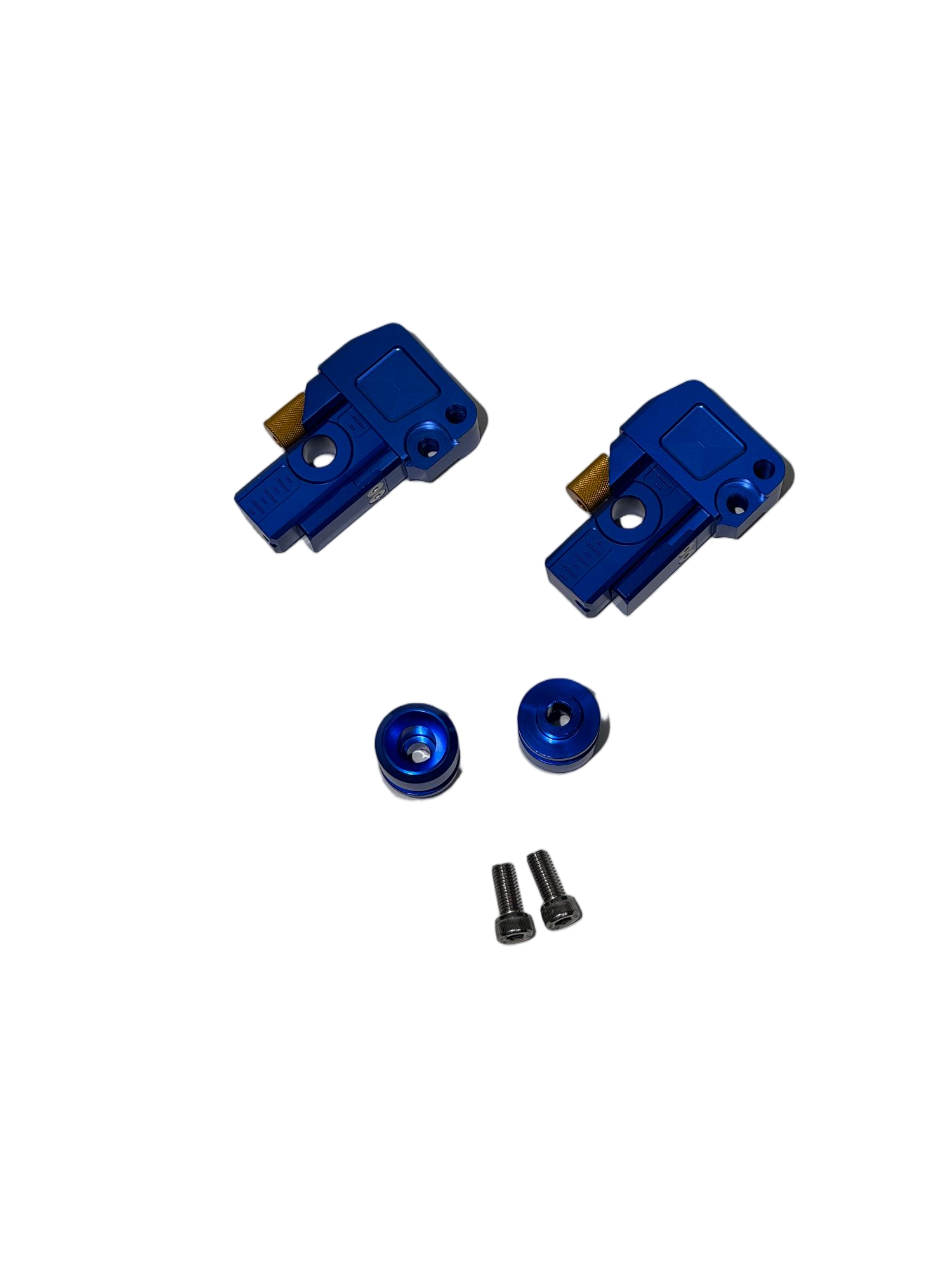 BS4017 - HONDA DAX ST 125 AFTER MARKET CNC SWING ARM ADJUSTER IN BLUE
