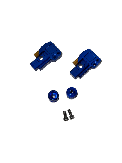BS4017 - HONDA DAX ST 125 AFTER MARKET CNC SWING ARM ADJUSTER IN BLUE