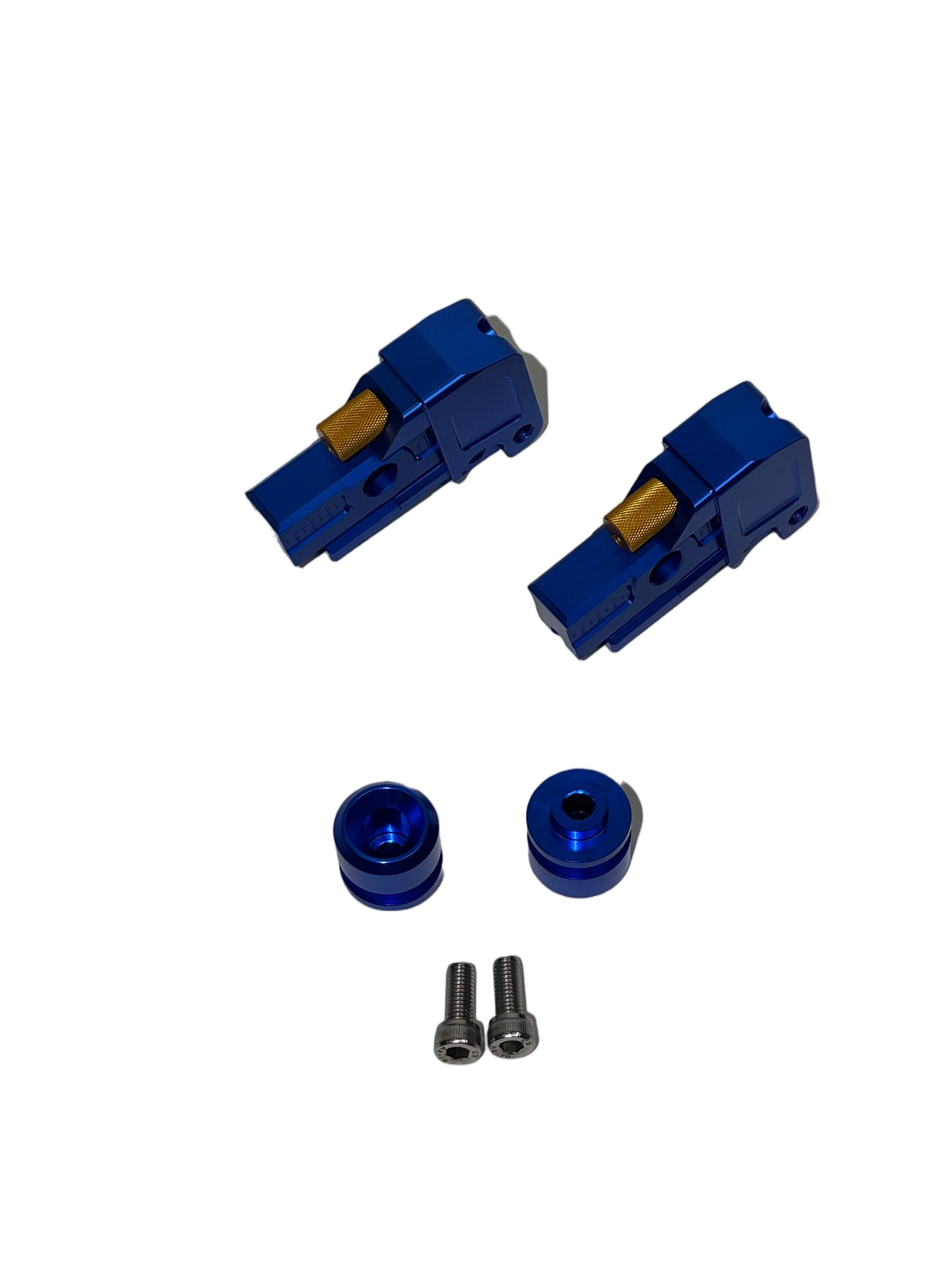 BS4017 - HONDA DAX ST 125 AFTER MARKET CNC SWING ARM ADJUSTER IN BLUE