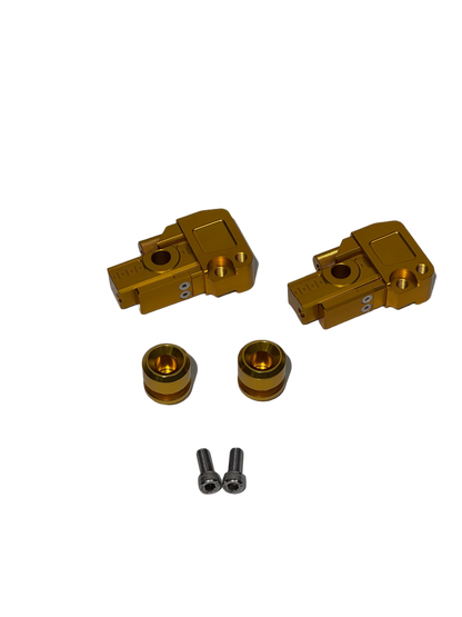 BS4018 - HONDA DAX ST 125 AFTER MARKET CNC SWING ARM ADJUSTER IN GOLD
