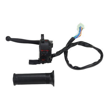 BS4031 - CT70 LEFT HAND SWITCH  WITH BRAKE LEVER OR CLUTCH LEVER  IN BLACK