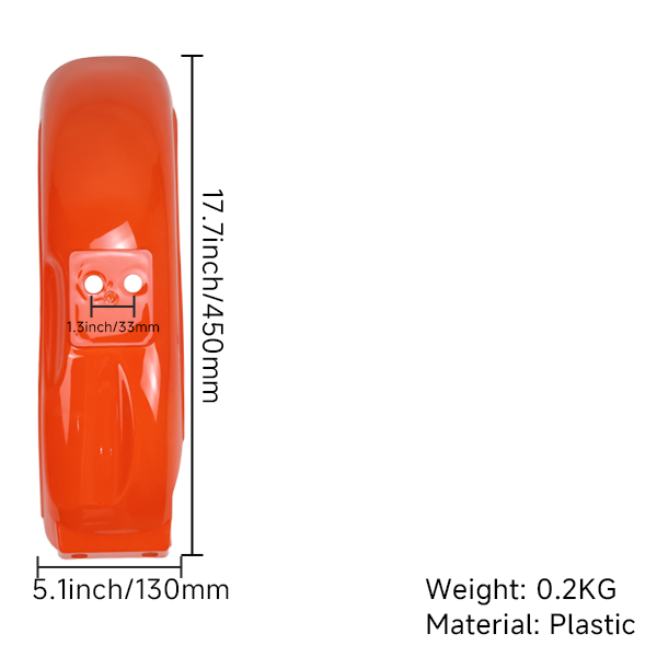 BS4037 - MUNK Orange Rear Fender