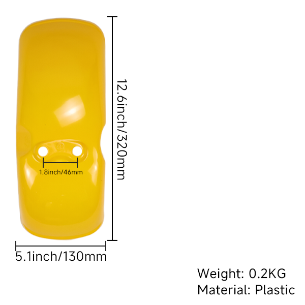 BS4038 - MUNK Yellow Front Fender