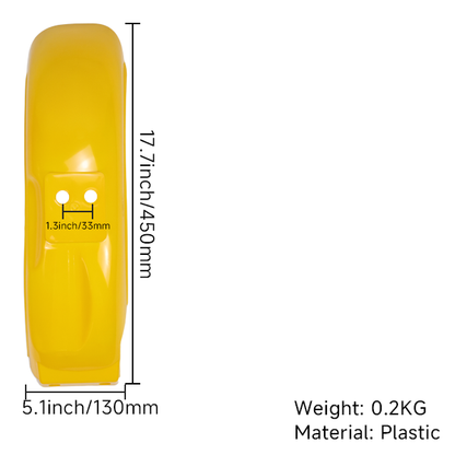 BS4039 - MUNK Yellow Rear Fender