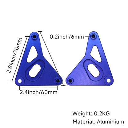 BS4048 - ALUMINUM LIGHT HOLDER BRACKET FOR DAX ST125 IN BLUE