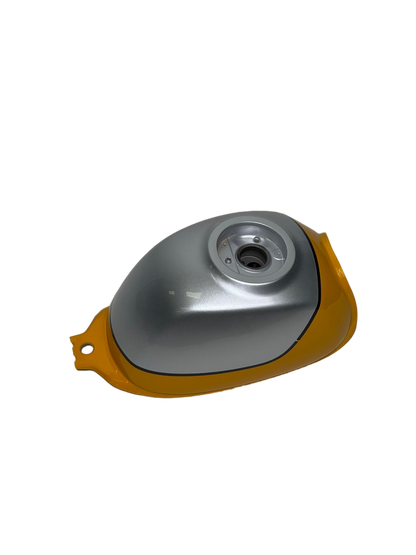 BS4058 - HONDA MONKEY Z125 AFTER MARKET YELLOW AND SILVER FUEL TANK WITHOUT CAP
