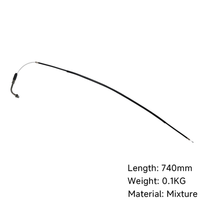 BS4064 - MUNK 125CC TROTTLE CABLE 740MM LONG