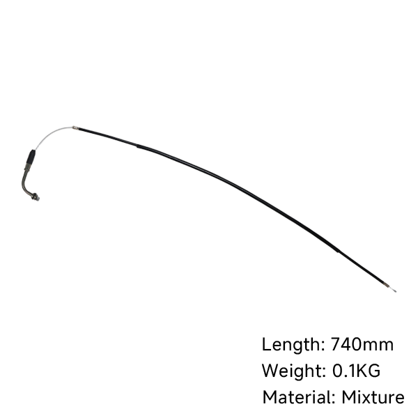 BS4064 - MUNK 125CC TROTTLE CABLE 740MM LONG