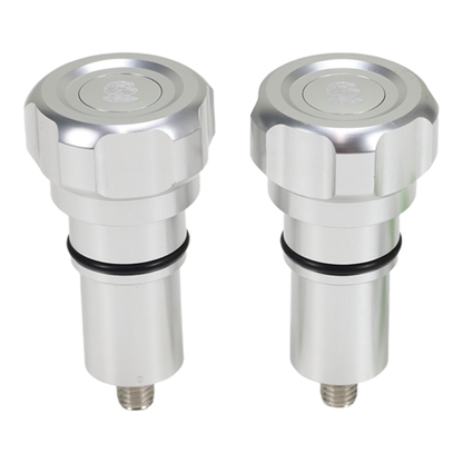 BS4067 - HIGH QUALITY CNC MONKEY 125 SEAT LOCKING BOLT SILVER TOP