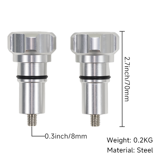 BS4068 - HIGH QUALITY CNC MONKEY 125 SEAT LOCKING BOLT BLACK TOP