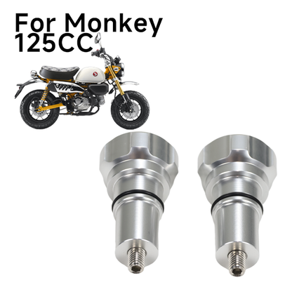 BS4071 - BS4070 - HIGH QUALITY CNC MONKEY 125 SEAT LOCKING BOLT BLUE TOP