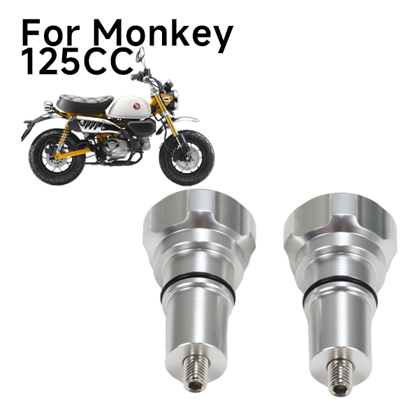 BS4071 - BS4070 - HIGH QUALITY CNC MONKEY 125 SEAT LOCKING BOLT BLUE TOP