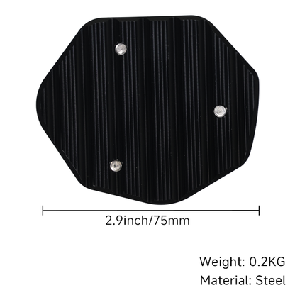 BS4072 - HONDA DAX AND MONKEY 125 CNC KICK STAND EXTENSION PLATE IN BLACK