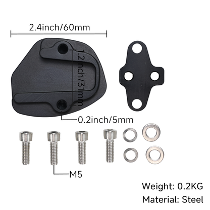 BS4078 - HONDA DAX AND MONKEY 125 CNC END CAP FOR BRAKE PEDAL IN BLACK