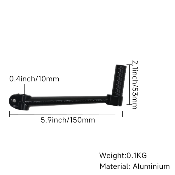 BS4084 - CNC BLACK COLOUR GEAR LEVER