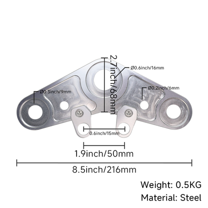 BS4088 - CNC TOP YOKE PLATE FOR CT70 DAX