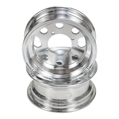 BS4100 - MUNK 2.75 -8" FRONT AND 3.50-8" REAR TUBELSS RIMS IN ALLOY