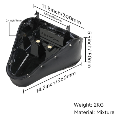 BS4101 - MUNK PEAR DIAMOND PATTERN SEAT