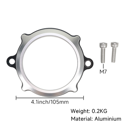 BS4117 - HONDA ST 125 AND MONKEY Z 125 AFTER MARKET ENGINE LEFT SIDE CNC GLASS TIMING CHAIN COVER IN ALLOY