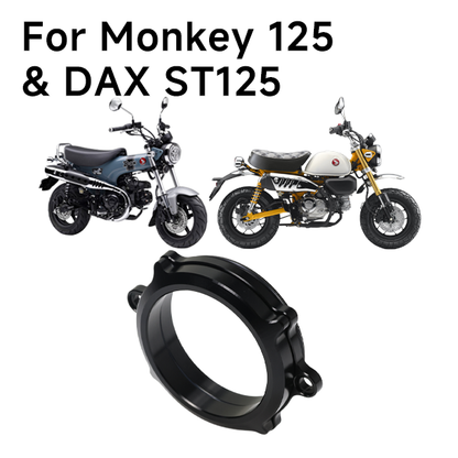 BS4118 - HONDA ST 125 AND MONKEY Z 125 AFTER MARKET ENGINE LEFT SIDE CNC GLASS TIMING CHAIN COVER IN BLACK