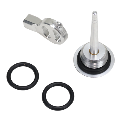 BS4119 - HIGH FINISH CNC OIL CAP IN SILVER FOR HD ENGINES