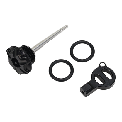 BS4120 - HIGH FINISH CNC OIL CAP IN BLACK FOR HD ENGINES