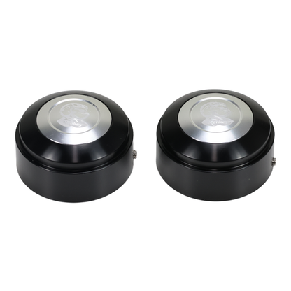 BS4127 - CNC FORK TOP FOR THE USD FORKS 45MM IN BLACK AND ALLOY