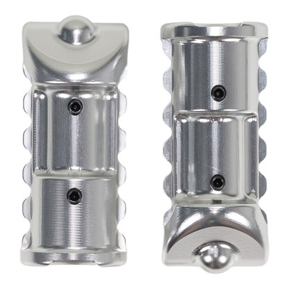 BS4131 - VERY HIGH QUALITY CNC FOOT PEGS FOR CT70 AND Z50 IN ALLOY COLOUR
