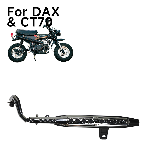 BS4134 - STANDARD LOOKING 50CC DX EXHUAST IN BLACK WITH E  MARK