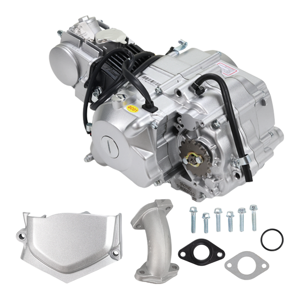 BS4177 - 70CC FULLY AUTOMATIC ENGINE WITH ELECTRIC START IN SILVER