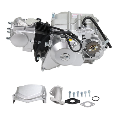 BS4177 - 70CC FULLY AUTOMATIC ENGINE WITH ELECTRIC START IN SILVER