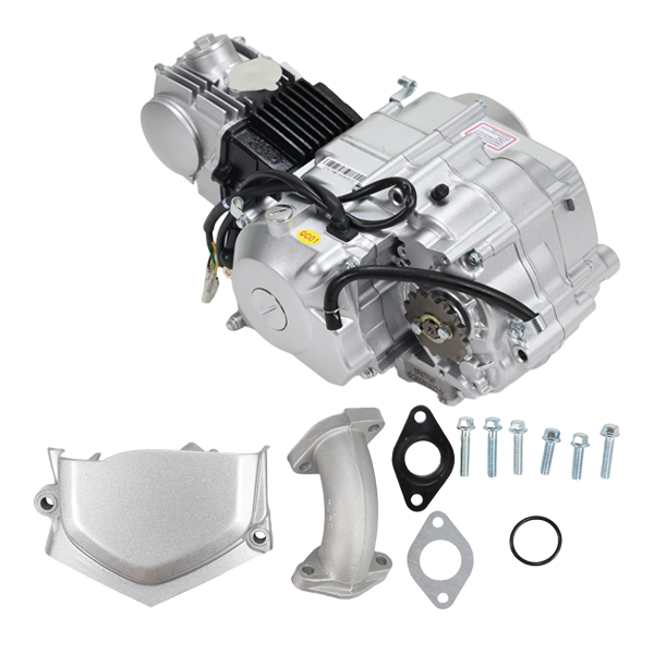 BS4178 - 50CC FULLY AUTOMATIC ENGINE WITH ELECTRIC START IN SILVER