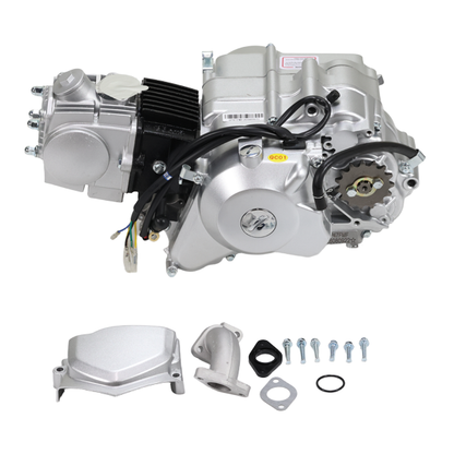BS4178 - 50CC FULLY AUTOMATIC ENGINE WITH ELECTRIC START IN SILVER