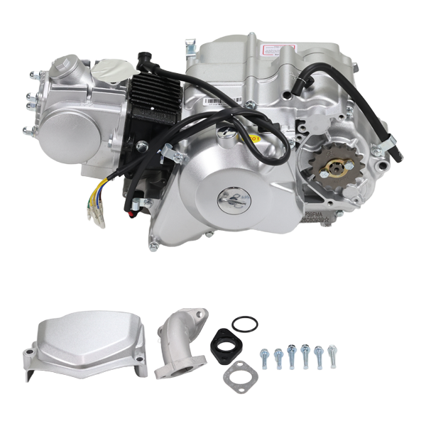 BS4179 - 88CC FULLY AUTOMATIC ENGINE WITH ELECTRIC START IN SILVER