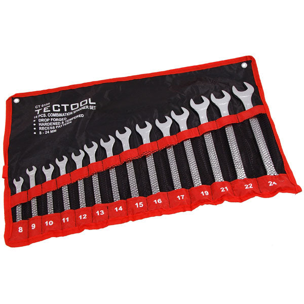CT0198 - 14pc Combination Spanner Set