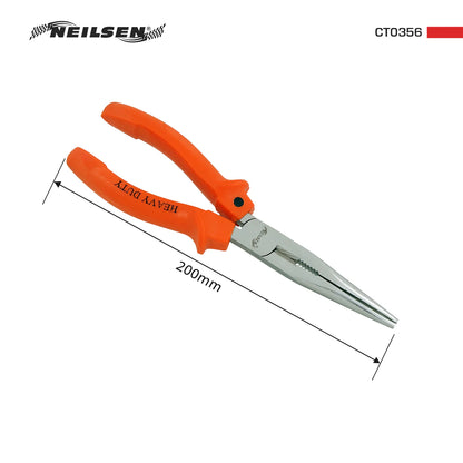 CT0356 - 8in Long Nose Pliers