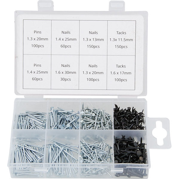CT0449 - 750pc Nail and Tack Set - Assorted