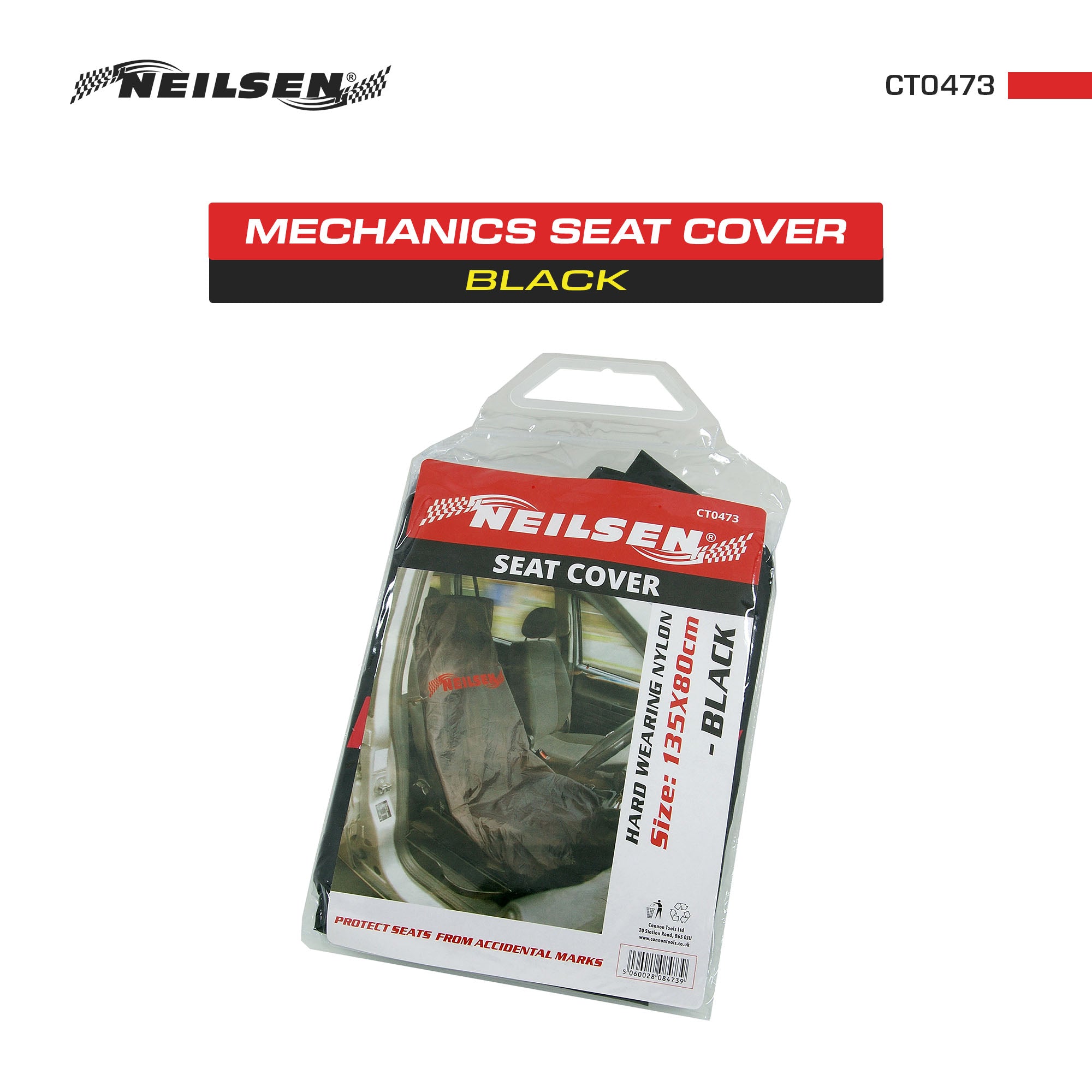 CT0473 - Mechanics Seat Cover Black