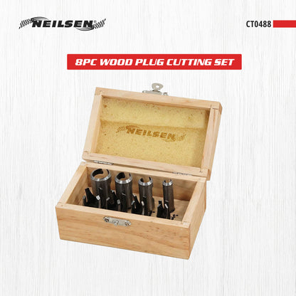 CT0488 - 8pc Wood Plug Cutting Set