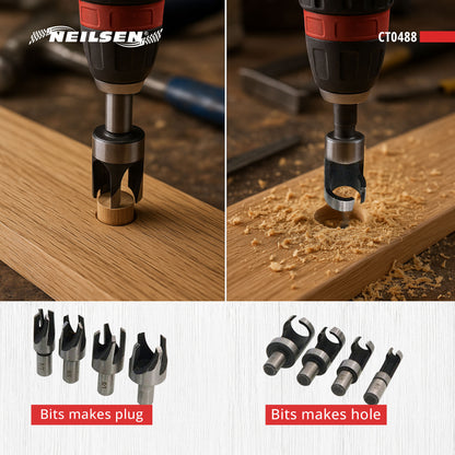CT0488 - 8pc Wood Plug Cutting Set