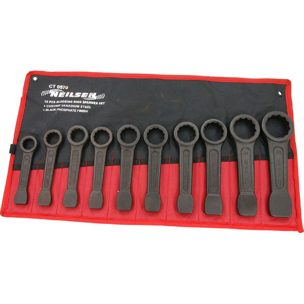 CT0570 - 10pc Slogging Ring Spanner Set